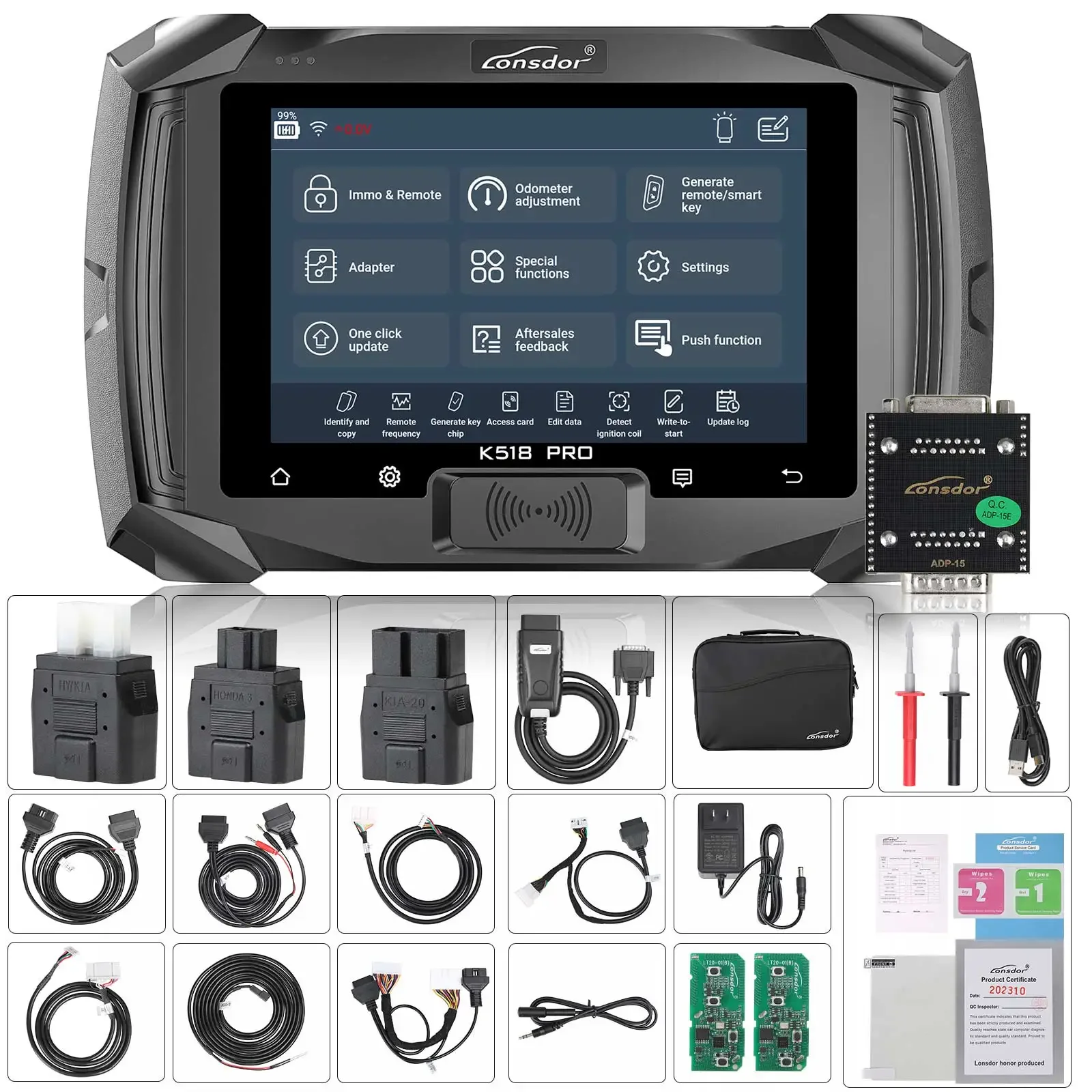 Lonsdor K518Pro K518 Pro Global Full Version Key Programmer Free AKL Activation License Newly Add Can FD and DOIP Protocols
Lonsdor K518Pro K518 Pro Global Full Version Key Programmer Free AKL Activation License Newly Add Can FD and DOIP Protocols