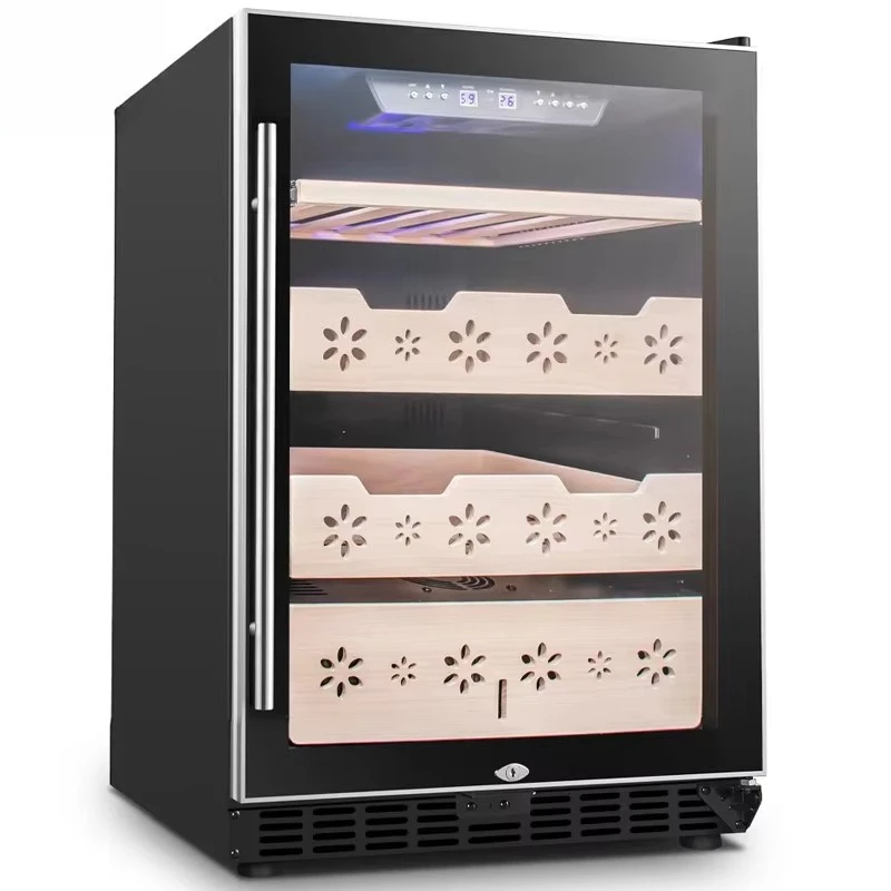 154L Cigar Cooler Cabinet Cigar Humidor Cedar Wood Electronic Cigar Refrigerator CG-154A
154L Cigar Cooler Cabinet Cigar Humidor Cedar Wood Electronic Cigar Refrigerator CG-154A