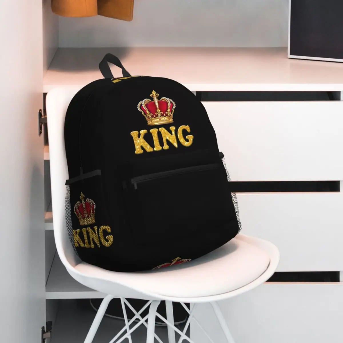 Queen King 11 Backpack Student BookBag Children School Bag Computer Shoulder Bags for Men Women
Queen King 11 Backpack Student BookBag Children School Bag Computer Shoulder Bags for Men Women