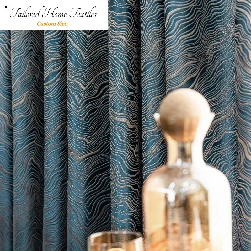 Thick Blackout Curtains for Living Room Bedroom High-end Jacquard Curtains High-precision Custom Size Soft Fabric Decor Tulle
Thick Blackout Curtains for Living Room Bedroom High-end Jacquard Curtains High-precision Custom Size Soft Fabric Decor Tulle