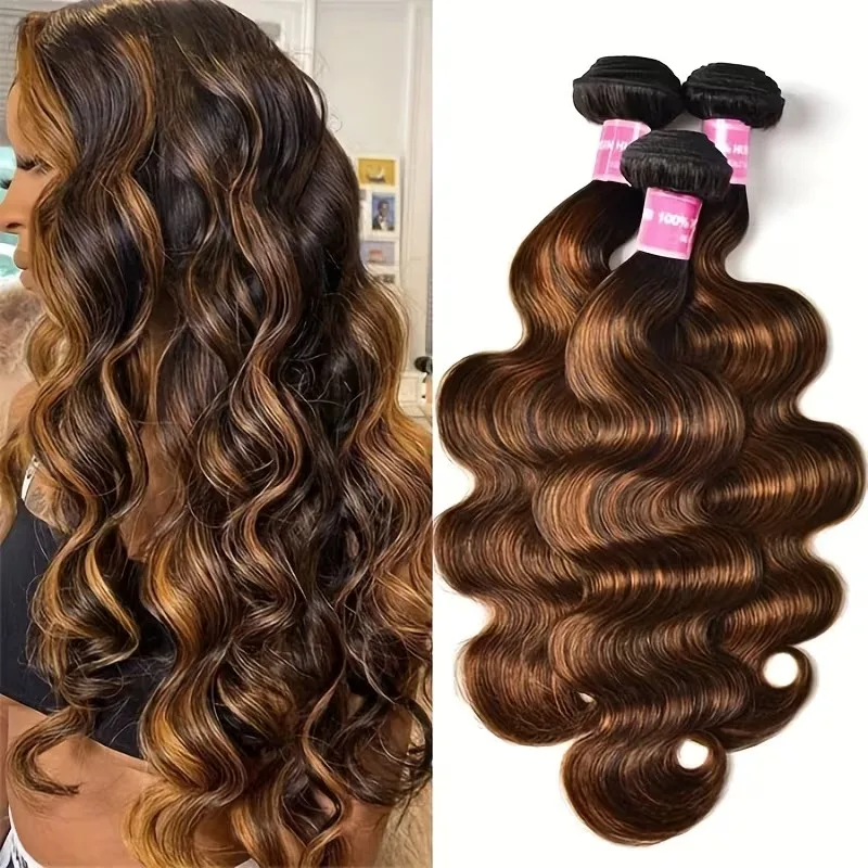 Brown Balayage Body Wave Human Hair Bundles 3/4pcs Deal - 100% Pre-Colored Real Human Hair Extensions for Women High-Quality
Brown Balayage Body Wave Human Hair Bundles 3/4pcs Deal - 100% Pre-Colored Real Human Hair Extensions for Women High-Quality