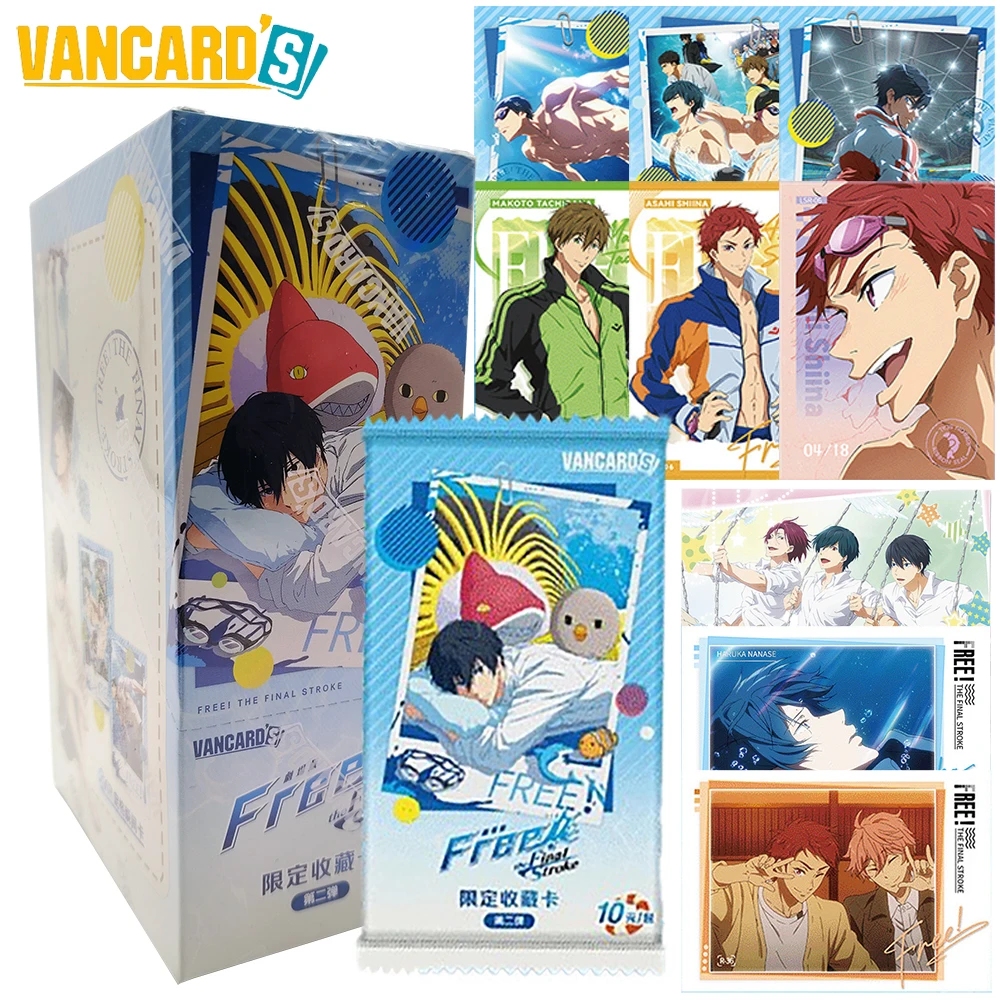 Original Vancard's Free! The Final Sroke Collection Cards Youth Growth Swimming Themed Sports Anime Rare Character Cards Gifts
Original Vancard's Free! The Final Sroke Collection Cards Youth Growth Swimming Themed Sports Anime Rare Character Cards Gifts