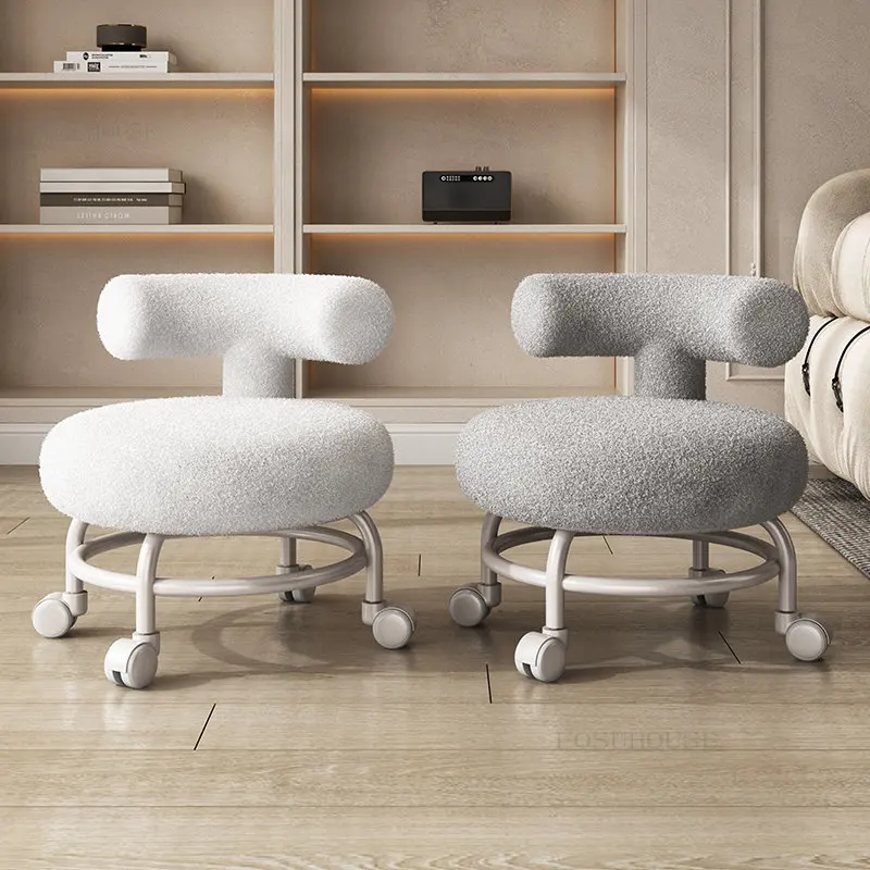 Cream Style Dormitory Villa Makeup Ottomans American Household Bedroom Shoe Stools Simple Hotel Study Back Chairs with Wheels G
Cream Style Dormitory Villa Makeup Ottomans American Household Bedroom Shoe Stools Simple Hotel Study Back Chairs with Wheels G