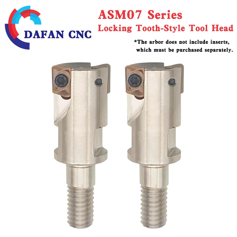 ESE Small Diameter Tool Head ASM07 - Tungsten Steel Anti-Vibration Locking Tooth Milling Cutter Head Compatible with JDMT070204
ESE Small Diameter Tool Head ASM07 - Tungsten Steel Anti-Vibration Locking Tooth Milling Cutter Head Compatible with JDMT070204