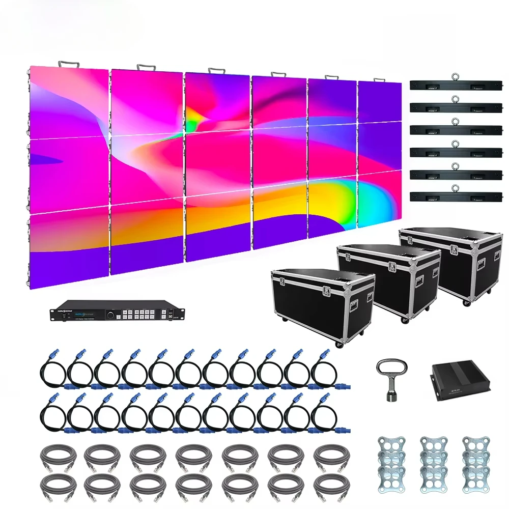 In Stock Outdoor Indoor Waterproof Led Video Wall Hd P3.91 Rental Events Stage Background Modular Turnkey Led Display Screen
In Stock Outdoor Indoor Waterproof Led Video Wall Hd P3.91 Rental Events Stage Background Modular Turnkey Led Display Screen