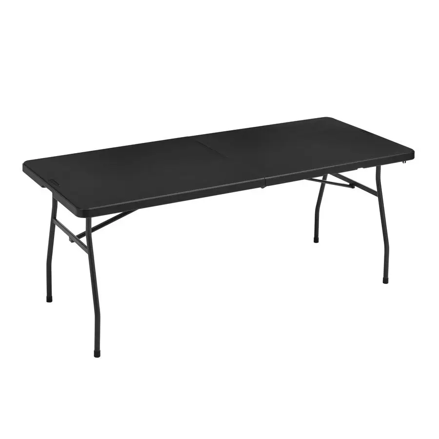 Folding Table 6 ft Black Portable, Heavy Duty, Indoor amp Outdoor, with Carrying Handle
Folding Table 6 ft Black Portable, Heavy Duty, Indoor amp Outdoor, with Carrying Handle