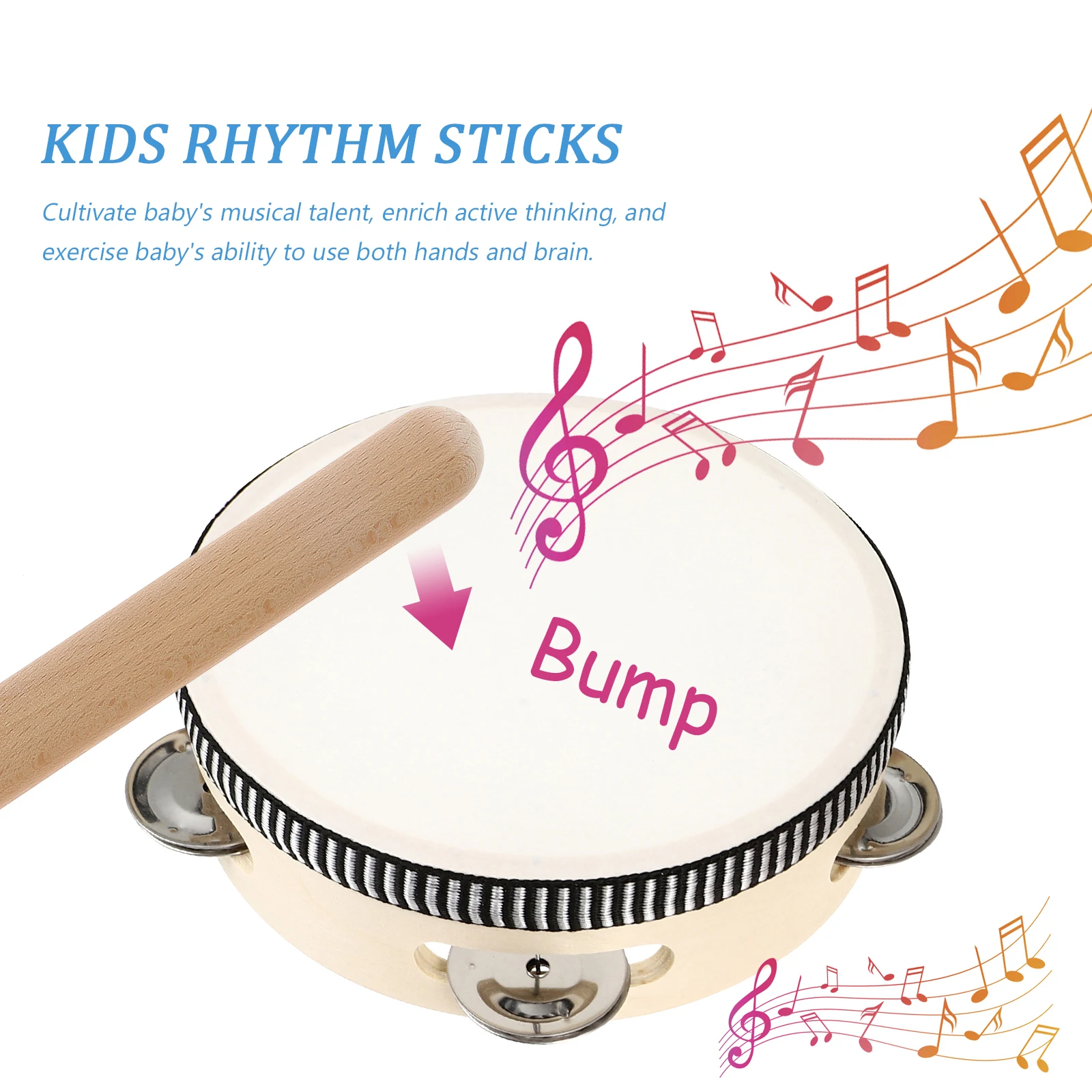 2 pcs Musical Sticks Wooden Toys Instruments Rhythm Beating Kids Teaching Aids Baby Musical Instruments Safe Classroom Cognitive
2 pcs Musical Sticks Wooden Toys Instruments Rhythm Beating Kids Teaching Aids Baby Musical Instruments Safe Classroom Cognitive