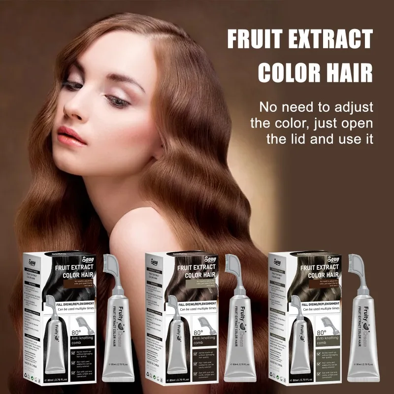 LUNOON Plant-Based Hair Dye Comb Instant Black Color Unisex Home Use Vegetable Fruit Formula Non-Irritating Hair Coloring
LUNOON Plant-Based Hair Dye Comb Instant Black Color Unisex Home Use Vegetable Fruit Formula Non-Irritating Hair Coloring