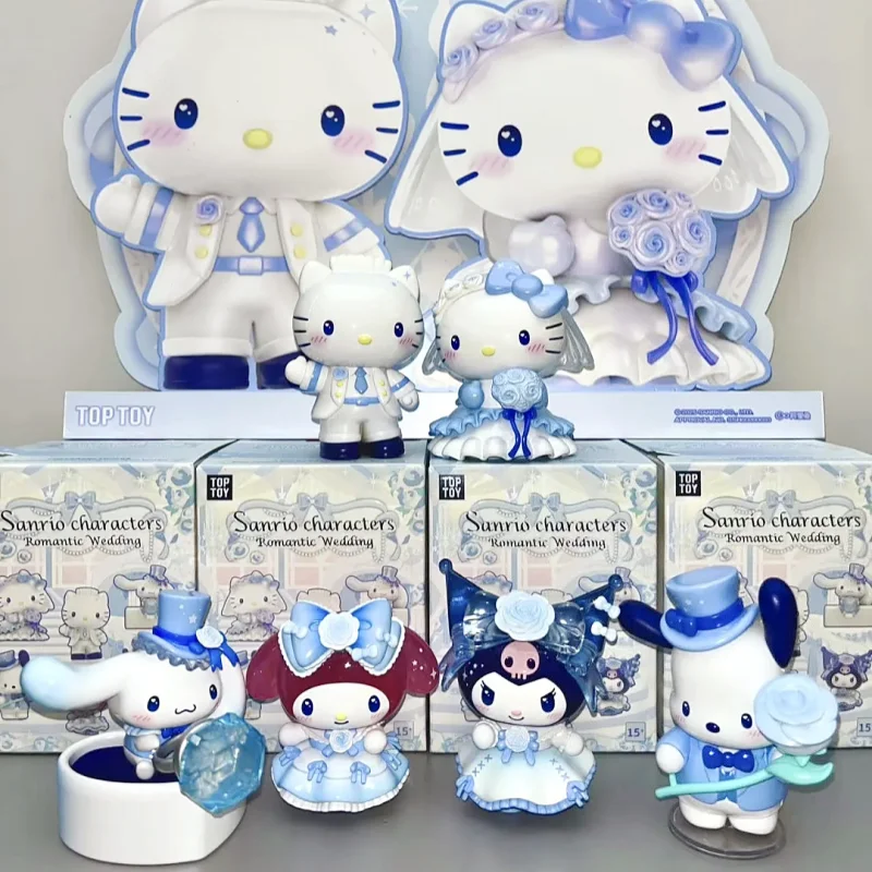 Новая оригинальная Toptoy Sanrio, романтическая свадебная серия, слепая коробка, Kawaii, Hello Kitty Kuromi, экшн-фигурка, подарок на день рождения 
Новая оригинальная Toptoy Sanrio, романтическая свадебная серия, слепая коробка, Kawaii, Hello Kitty Kuromi, экшн-фигурка, подарок на день рождения