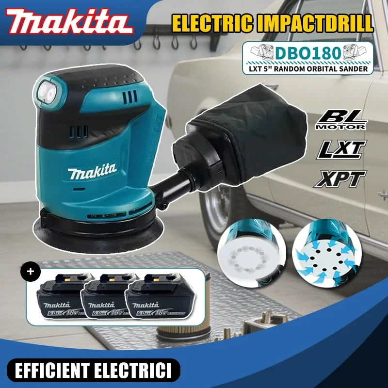 Бесщеточная аккумуляторная эксцентриковая шлифовальная машина Makita DBO180Z 18В для обработки дерева, шлифовки и полировки (без аккумулятора и зарядного устройства)
Бесщеточная аккумуляторная эксцентриковая шлифовальная машина Makita DBO180Z 18В для обработки дерева, шлифовки и полировки (без аккумулятора и зарядного устройства)