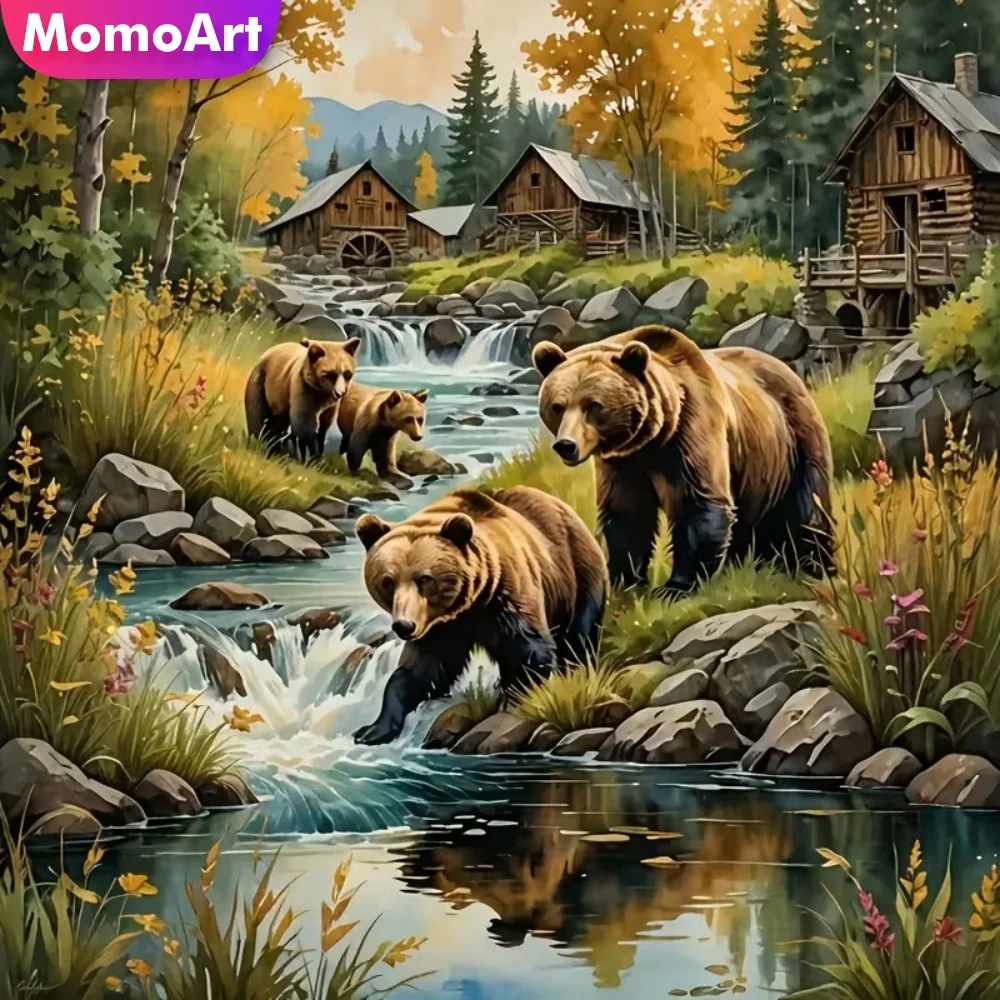 Алмазная мозаика Momoart 5D DIY: Медведь (животный узор) для взрослых и начинающих, вышивка алмазами, декор для дома
Алмазная мозаика Momoart 5D DIY: Медведь (животный узор) для взрослых и начинающих, вышивка алмазами, декор для дома