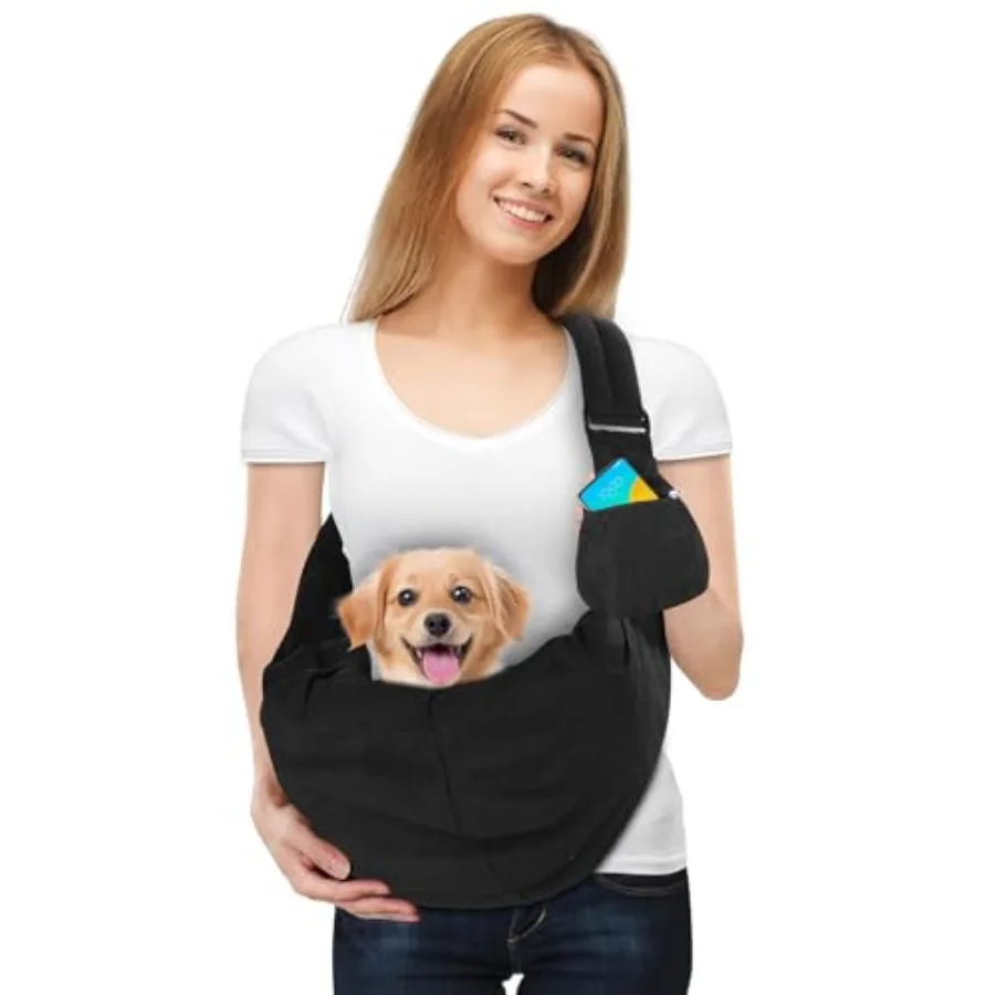 Dog Carrier Sling Hand Free Dog Carrying Bag Puppy Sling with Adjustable Shoulder Strap Front Pocket Machine Washable Pet Carri
Dog Carrier Sling Hand Free Dog Carrying Bag Puppy Sling with Adjustable Shoulder Strap Front Pocket Machine Washable Pet Carri