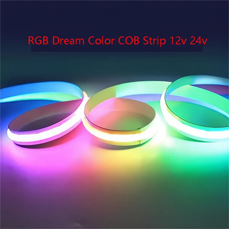 5m 12v 24v LED COB Pixel RGB Strip Dream Color COB Strip RGB Magic Color Changeable Color Jump Flexible Tape 12mm KTV Bar Shop
5m 12v 24v LED COB Pixel RGB Strip Dream Color COB Strip RGB Magic Color Changeable Color Jump Flexible Tape 12mm KTV Bar Shop