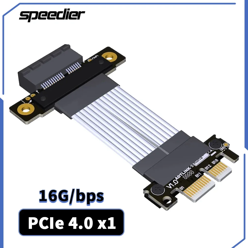 2023 NEW ADT PCIe4.0 X1 To X1 Riser Cable Male To Female Support Network Card,Sound Card,USB Card Extension PCIex1 Adapter Cable
2023 NEW ADT PCIe4.0 X1 To X1 Riser Cable Male To Female Support Network Card,Sound Card,USB Card Extension PCIex1 Adapter Cable