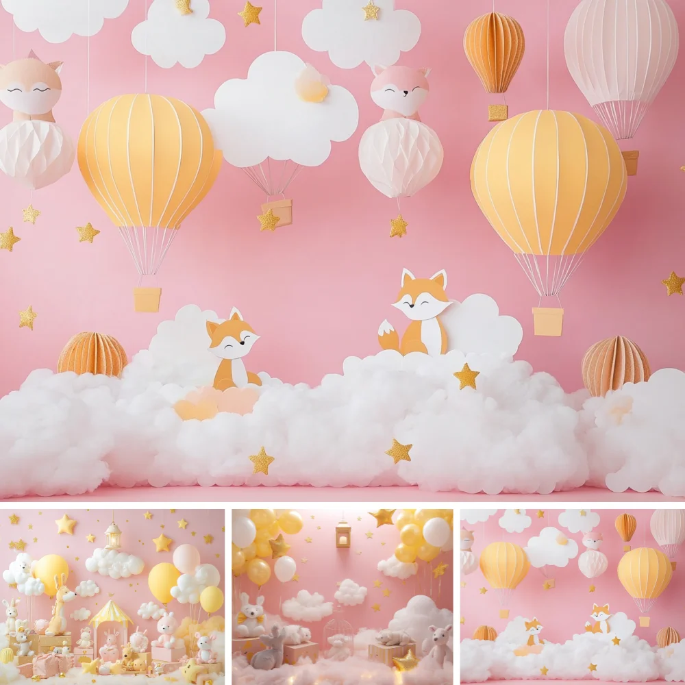Little Fox Birthday Background Banner Happy Birthday Party Supplies Photo Decor Colorful Balloon Baby Shower Backdrop Props
Little Fox Birthday Background Banner Happy Birthday Party Supplies Photo Decor Colorful Balloon Baby Shower Backdrop Props