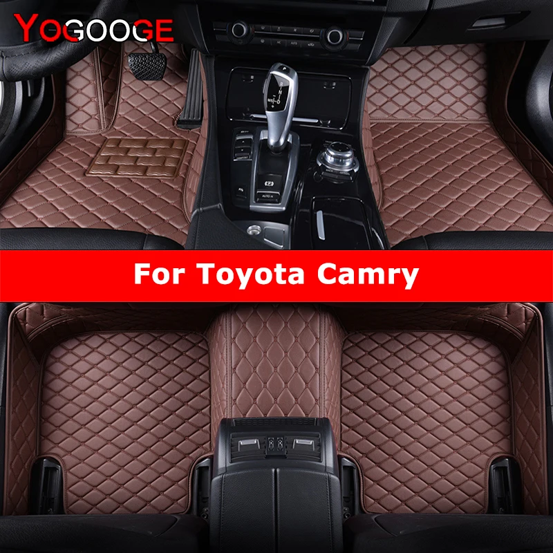 YOGOOGE Custom Car Floor Mats For Toyota Camry Auto Carpets Foot Coche Accessorie
YOGOOGE Custom Car Floor Mats For Toyota Camry Auto Carpets Foot Coche Accessorie