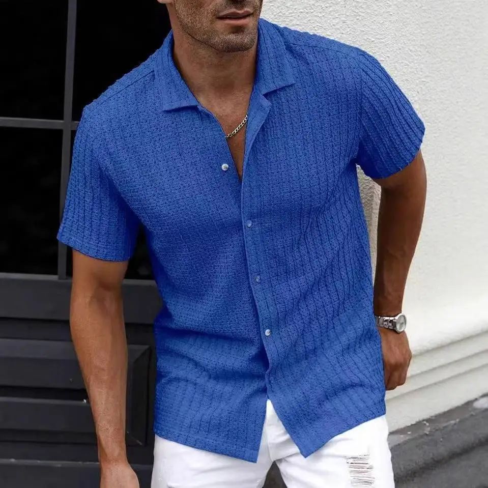 Men's Short Sleeve Hollow Cardigan Top Printed Floral Easy Care Summer Shirt Casual Versatile Inner Wear for All Seasons
Men's Short Sleeve Hollow Cardigan Top Printed Floral Easy Care Summer Shirt Casual Versatile Inner Wear for All Seasons