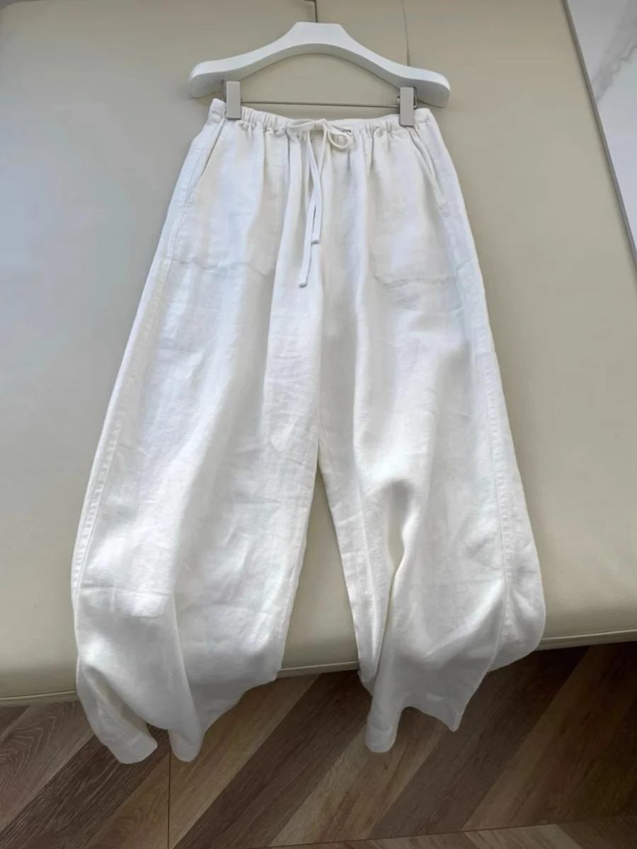 White Linen Straight Leg Pants Men's Spring New Tall Extended Version Cotton Linen Casual Pants 20cm Summer Leisure Trousers
White Linen Straight Leg Pants Men's Spring New Tall Extended Version Cotton Linen Casual Pants 20cm Summer Leisure Trousers