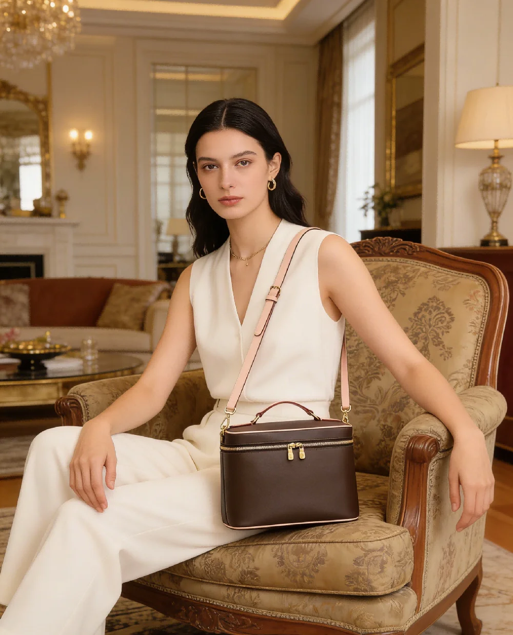 Spring Summer Fashionable Women's Box Handbag Crossbody Bag Vintage Style Medium Hardness Zipper Closure Versatile Small Bag
Spring Summer Fashionable Women's Box Handbag Crossbody Bag Vintage Style Medium Hardness Zipper Closure Versatile Small Bag