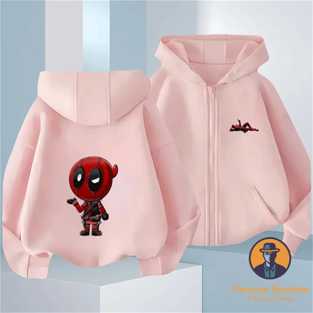 2026 High Quality 2D Deadpool Cartoon Zip Up Sweatshirt Pure Cotton Leisure Kids Hoodie
2026 High Quality 2D Deadpool Cartoon Zip Up Sweatshirt Pure Cotton Leisure Kids Hoodie