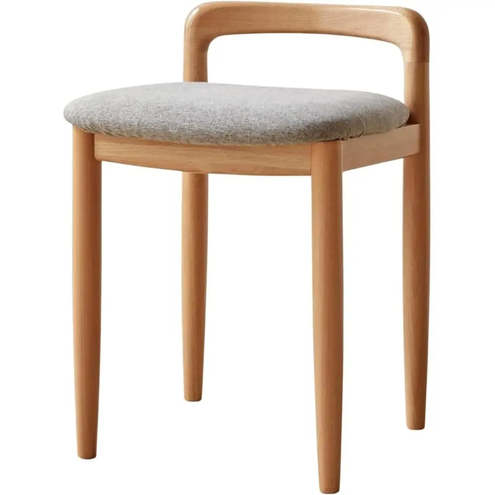 16 Natural Wood Vanity Stool with Cushion, Compact Makeup Chair for Bedroom or Living Room
16 Natural Wood Vanity Stool with Cushion, Compact Makeup Chair for Bedroom or Living Room