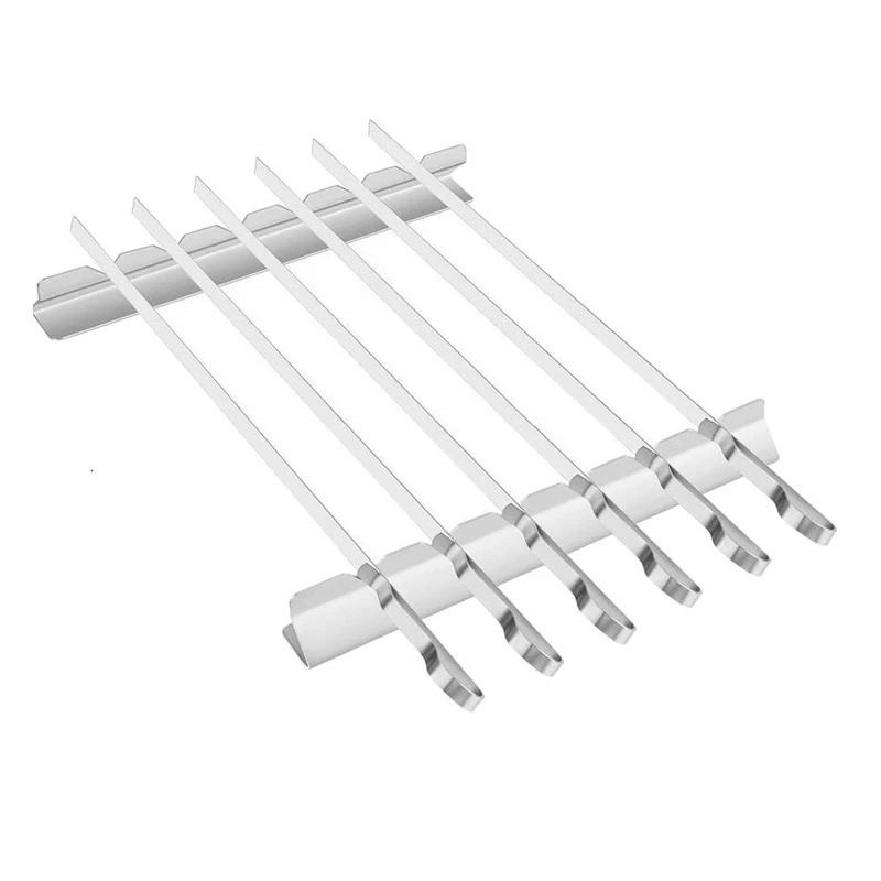 Stainless Steel Barbecue Skewers -Robust Skewers With Grill Frame For Meat, Vegetables And Vegans Alternatives
Stainless Steel Barbecue Skewers -Robust Skewers With Grill Frame For Meat, Vegetables And Vegans Alternatives