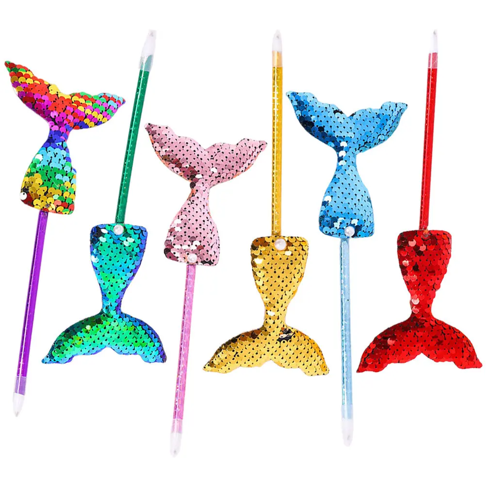 6Pcs Adorable Cartoon Mermaid Ballpoint Pens Comfortable Grip Smooth Writing Gel Ink Pens for Office School Homework Gift Teens
6Pcs Adorable Cartoon Mermaid Ballpoint Pens Comfortable Grip Smooth Writing Gel Ink Pens for Office School Homework Gift Teens