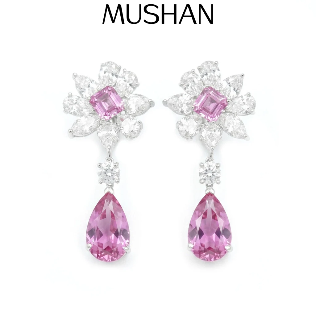 MuShan Jewelry 925 Sterling Silver Earring HCD Gemstones Designer HCD Diamond Women 925 Sterling Silver Earring Accessories
MuShan Jewelry 925 Sterling Silver Earring HCD Gemstones Designer HCD Diamond Women 925 Sterling Silver Earring Accessories