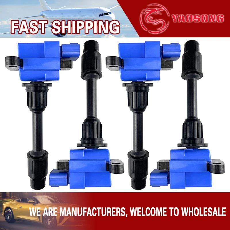 FOR Silvia S15 Ignition coil pack SR20DET Fit Nissan 200SX 2.0 SR20DE Turbo X-Trail GT PNT30 MCP3350 2244891F00 SET OF 4 S14 S14
FOR Silvia S15 Ignition coil pack SR20DET Fit Nissan 200SX 2.0 SR20DE Turbo X-Trail GT PNT30 MCP3350 2244891F00 SET OF 4 S14 S14