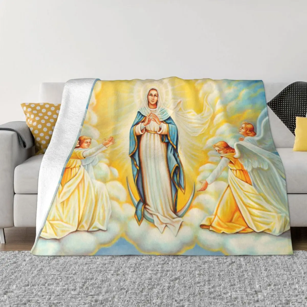 Jesus Virgin Mary Blanket Fleece Autumn/Winter Breathable Soft Throw Blanket for Home Bedroom Bedspreads
Jesus Virgin Mary Blanket Fleece Autumn/Winter Breathable Soft Throw Blanket for Home Bedroom Bedspreads