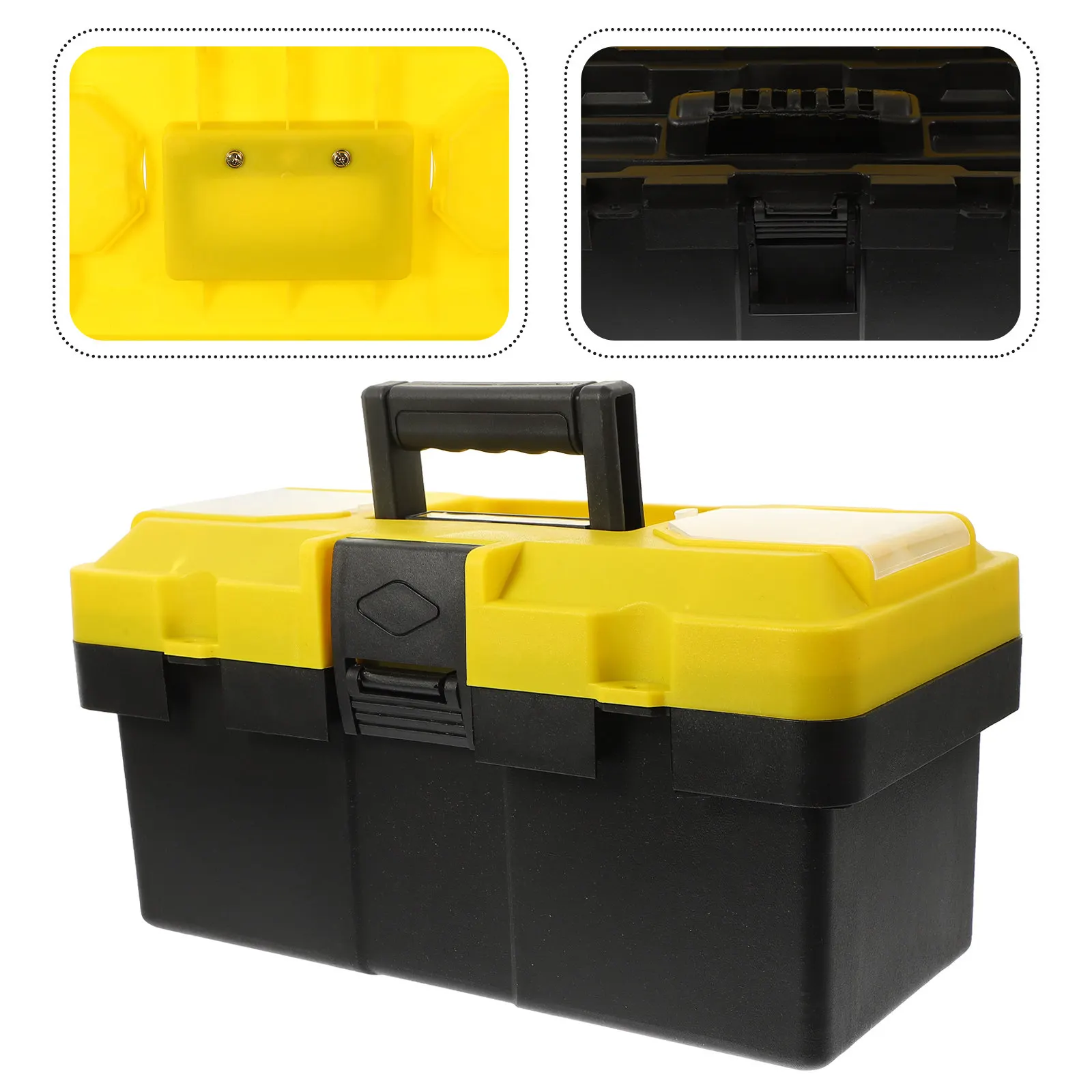 Stackable Waterproof Tool Storage Box Heavy Duty Plastic Material Large Capacity Tool Organizer for Mechanics Repair Kits and
Stackable Waterproof Tool Storage Box Heavy Duty Plastic Material Large Capacity Tool Organizer for Mechanics Repair Kits and