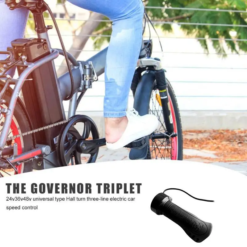 E-Bike Speed Handlebar 12v/24v/36v/48v Universal Black Electric Scooter E-Bike Throttle Grip
E-Bike Speed Handlebar 12v/24v/36v/48v Universal Black Electric Scooter E-Bike Throttle Grip