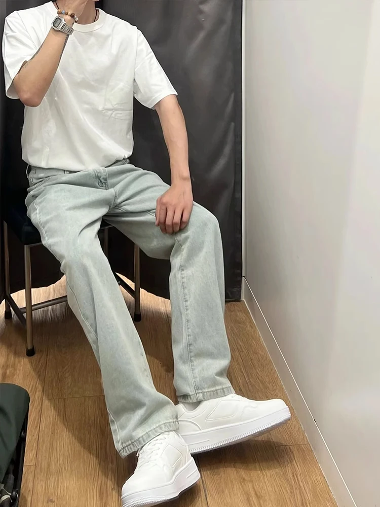 American Vibe Men's Cleanfit Yellow Mud Color Jeans High Street Cool Straight Leg Pants Trendy Outfit Casual Cotton Denim
American Vibe Men's Cleanfit Yellow Mud Color Jeans High Street Cool Straight Leg Pants Trendy Outfit Casual Cotton Denim