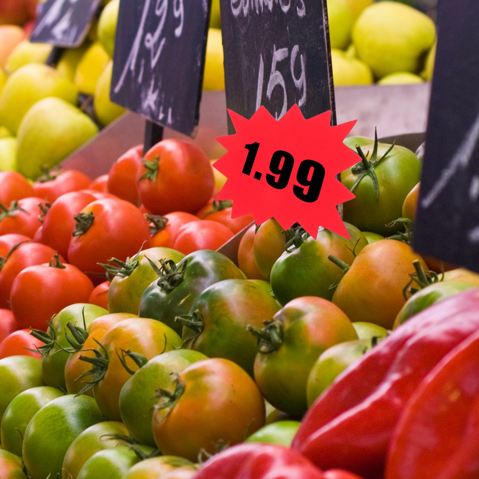 80pcs Fluorescent Price Tags Explosion 8 Color Sale Labels Sticky Paper Signs Retail Store Garage Yard Sale Promotional Adhesive
80pcs Fluorescent Price Tags Explosion 8 Color Sale Labels Sticky Paper Signs Retail Store Garage Yard Sale Promotional Adhesive