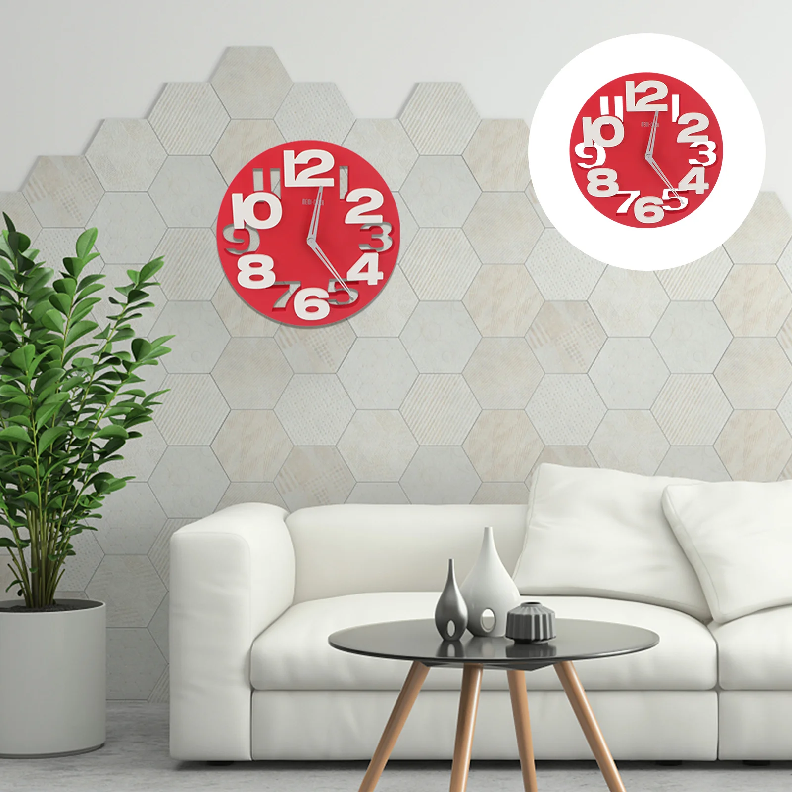 Novelty Red Round Wall Clock Hollow-Out 3D Big Digits Modern Design Home Office Decor Art Clock Powered Easy Wall Mount
Novelty Red Round Wall Clock Hollow-Out 3D Big Digits Modern Design Home Office Decor Art Clock Powered Easy Wall Mount