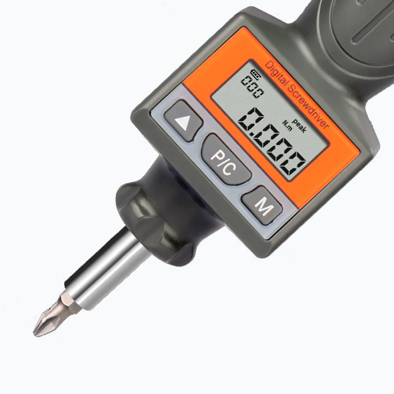 Digital torque screw driver set Real time prepattern Real-time mode Peak mode kgf.cm N.m lbf.ft lbf.in Unit switching
Digital torque screw driver set Real time prepattern Real-time mode Peak mode kgf.cm N.m lbf.ft lbf.in Unit switching
