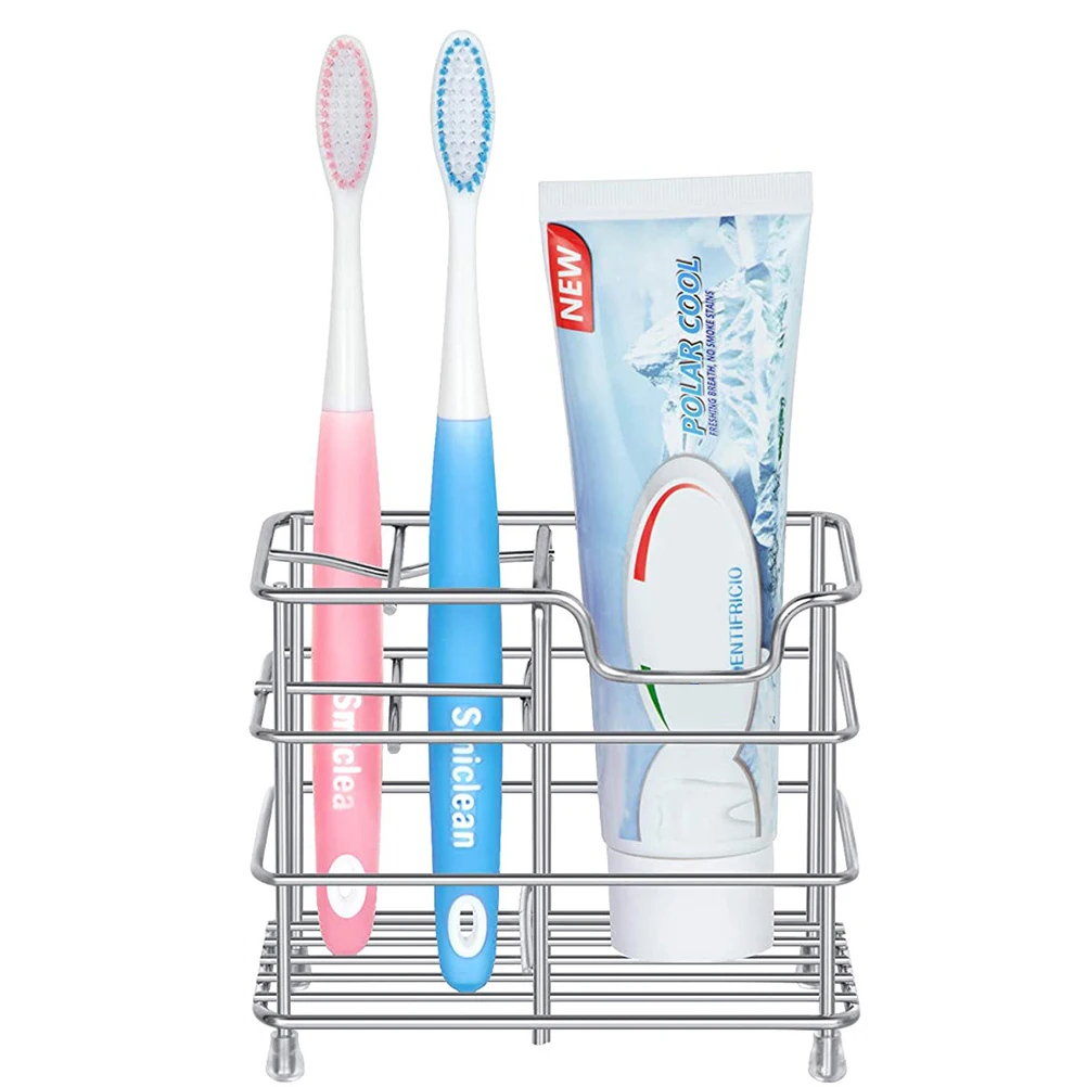 Toothbrush Toothpaste Holder Stainless Steel Bathroom Rack Shelving Silver St Wear Resistant Damage Proof Space Saving Dry Clean
Toothbrush Toothpaste Holder Stainless Steel Bathroom Rack Shelving Silver St Wear Resistant Damage Proof Space Saving Dry Clean