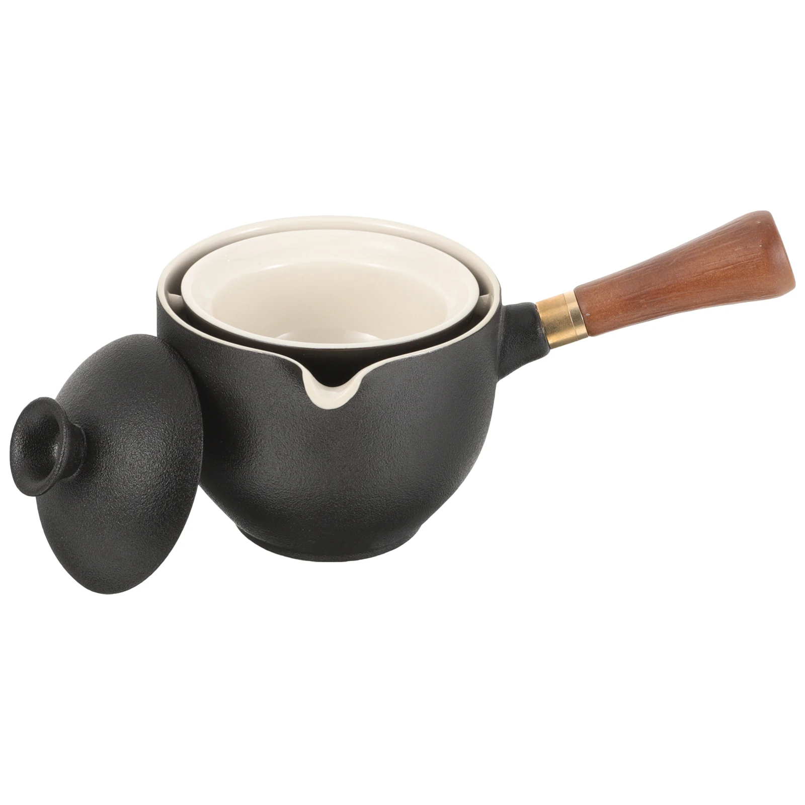 Side H Ceramic Teapot Vintage Kettle Practical Infuser 360 Degree Tea Pot Easy Clean Use Household Teapot
Side H Ceramic Teapot Vintage Kettle Practical Infuser 360 Degree Tea Pot Easy Clean Use Household Teapot