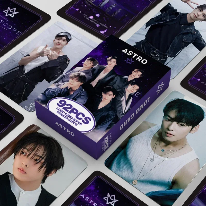 92 шт. Kpop ASTRO Lomo открытки и наклейки ASTRO фотоальбом Высокое качество HD печать для поклонников коллекционный подарок
92 шт. Kpop ASTRO Lomo открытки и наклейки ASTRO фотоальбом Высокое качество HD печать для поклонников коллекционный подарок