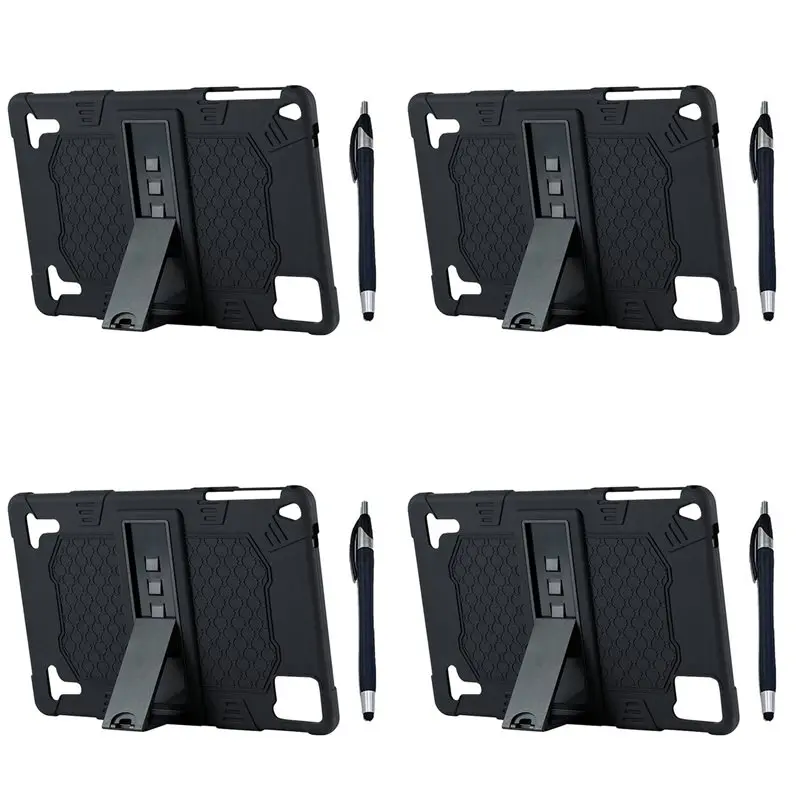 4Pcs 10.1 Inch Tablet Case Silicone Case Tablet Stand Universal Tablet Case Adjustable Stand With Capacitive Pen
4Pcs 10.1 Inch Tablet Case Silicone Case Tablet Stand Universal Tablet Case Adjustable Stand With Capacitive Pen