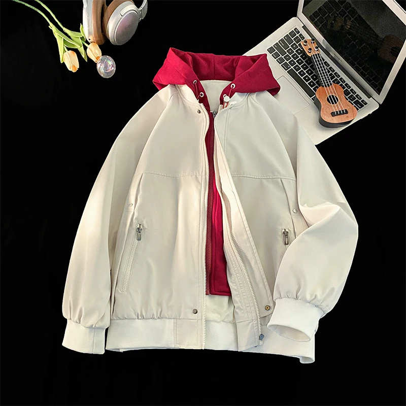 Outdoor Sports Camping Mountaineering Jackets Fashion Men Windproof British Wind Hooded Simple Storm Jacket Motorcyclist Jacket
Outdoor Sports Camping Mountaineering Jackets Fashion Men Windproof British Wind Hooded Simple Storm Jacket Motorcyclist Jacket