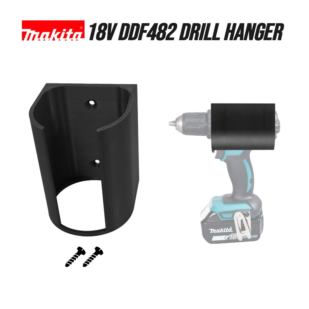 Держатель для дрели Makita 18V DDF482 – настенный органайзер
Держатель для дрели Makita 18V DDF482 – настенный органайзер