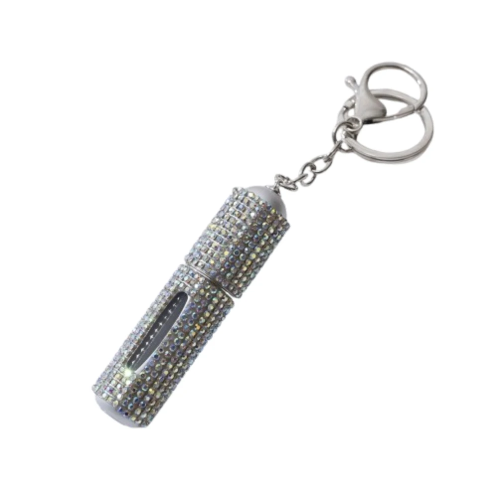 Shiny Bottom Refillable Keychain Bottle Crystal Portable Spray Bottle Rhinestone Empty Mini Cosmetic Container For Travel
Shiny Bottom Refillable Keychain Bottle Crystal Portable Spray Bottle Rhinestone Empty Mini Cosmetic Container For Travel