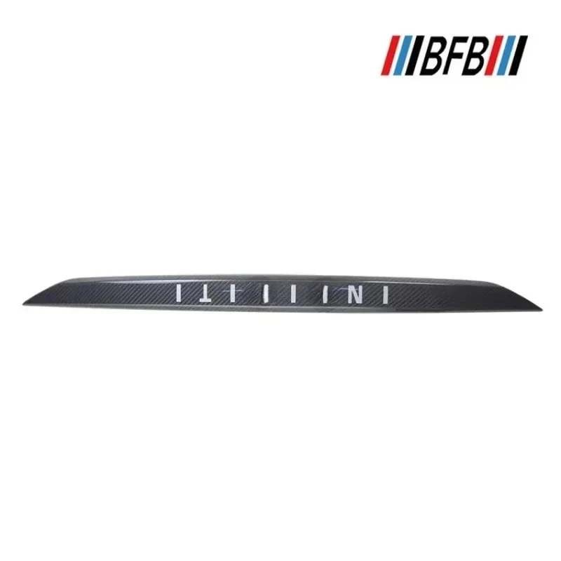 For Infiniti Q50 Q50L Real Dry Carbon Fiber with Logo Tailbox Trim Rear Tailstrip 18-22 Exterior Decorative Accessories
For Infiniti Q50 Q50L Real Dry Carbon Fiber with Logo Tailbox Trim Rear Tailstrip 18-22 Exterior Decorative Accessories