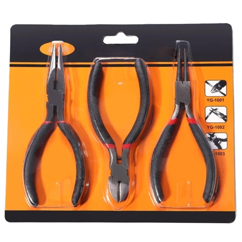 3pcs/set Jewelry Pliers Flush Side Shear Cutter Cutting Pliers Stainless Steel Flat Nose Pliers Jewelry Making
3pcs/set Jewelry Pliers Flush Side Shear Cutter Cutting Pliers Stainless Steel Flat Nose Pliers Jewelry Making