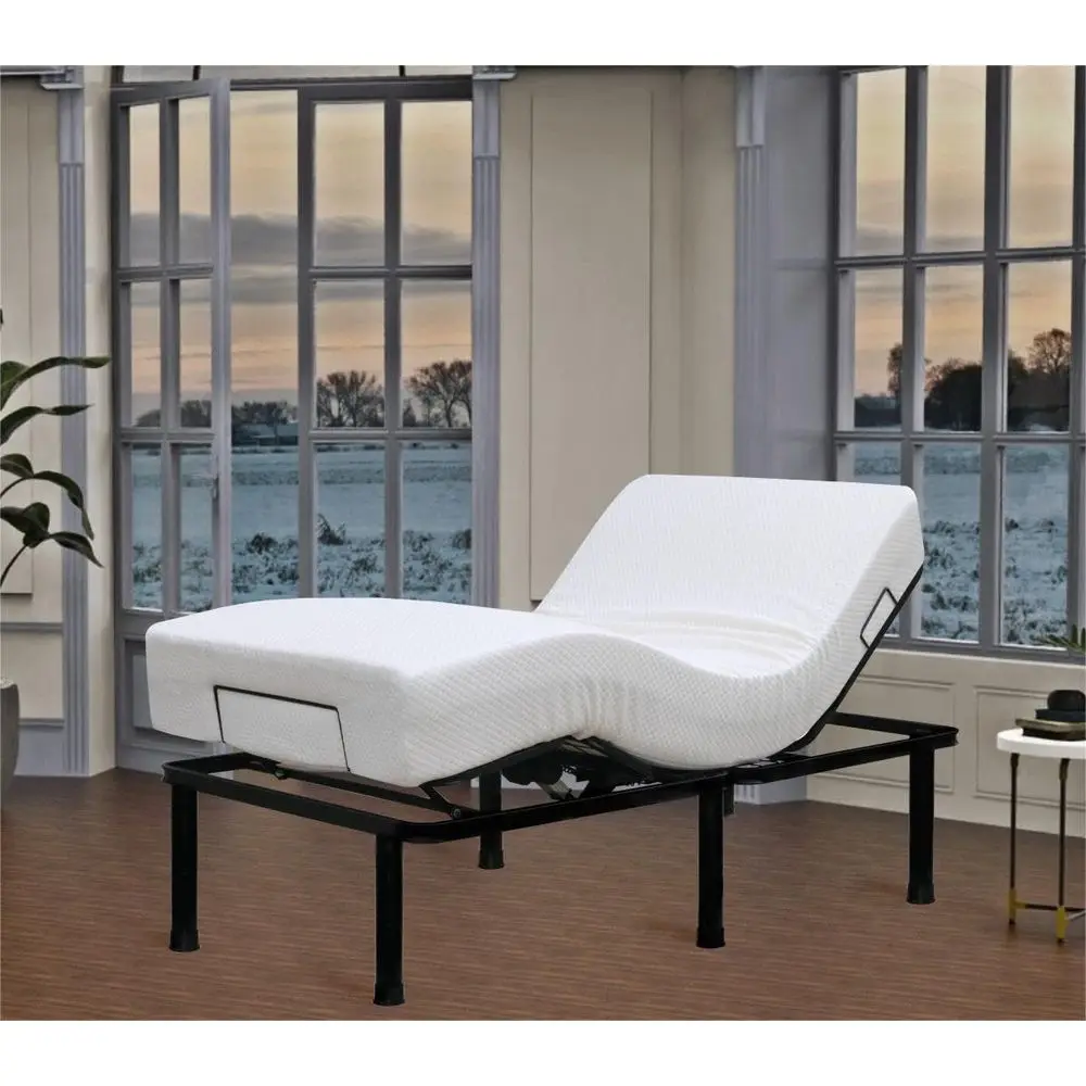 Bed Frame Full Metal Frame Bears 705 lbs Head and Legs Can Lift Independently, Zero Gravity Prevents Snoring and Acid Reflux Bl
Bed Frame Full Metal Frame Bears 705 lbs Head and Legs Can Lift Independently, Zero Gravity Prevents Snoring and Acid Reflux Bl