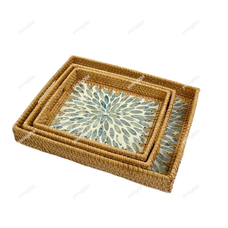 Creative Rattan Storage Tray, Nordic Shell Design Basket for Home Desktop Decor
Creative Rattan Storage Tray, Nordic Shell Design Basket for Home Desktop Decor