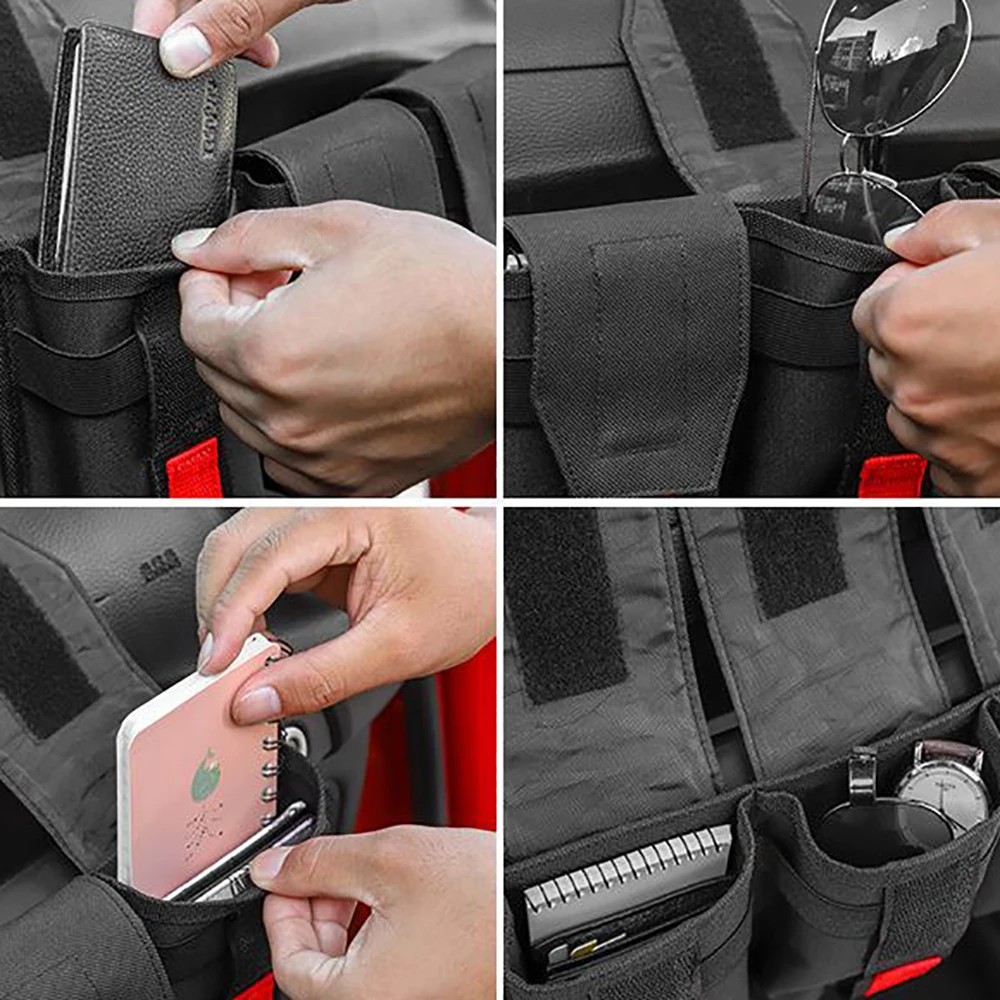 Lantsun JL1140 Oxford Deputy Drive Storage Bag Multi-Pockets Organizer for Jeep for wrangler JL 2018+
Lantsun JL1140 Oxford Deputy Drive Storage Bag Multi-Pockets Organizer for Jeep for wrangler JL 2018+