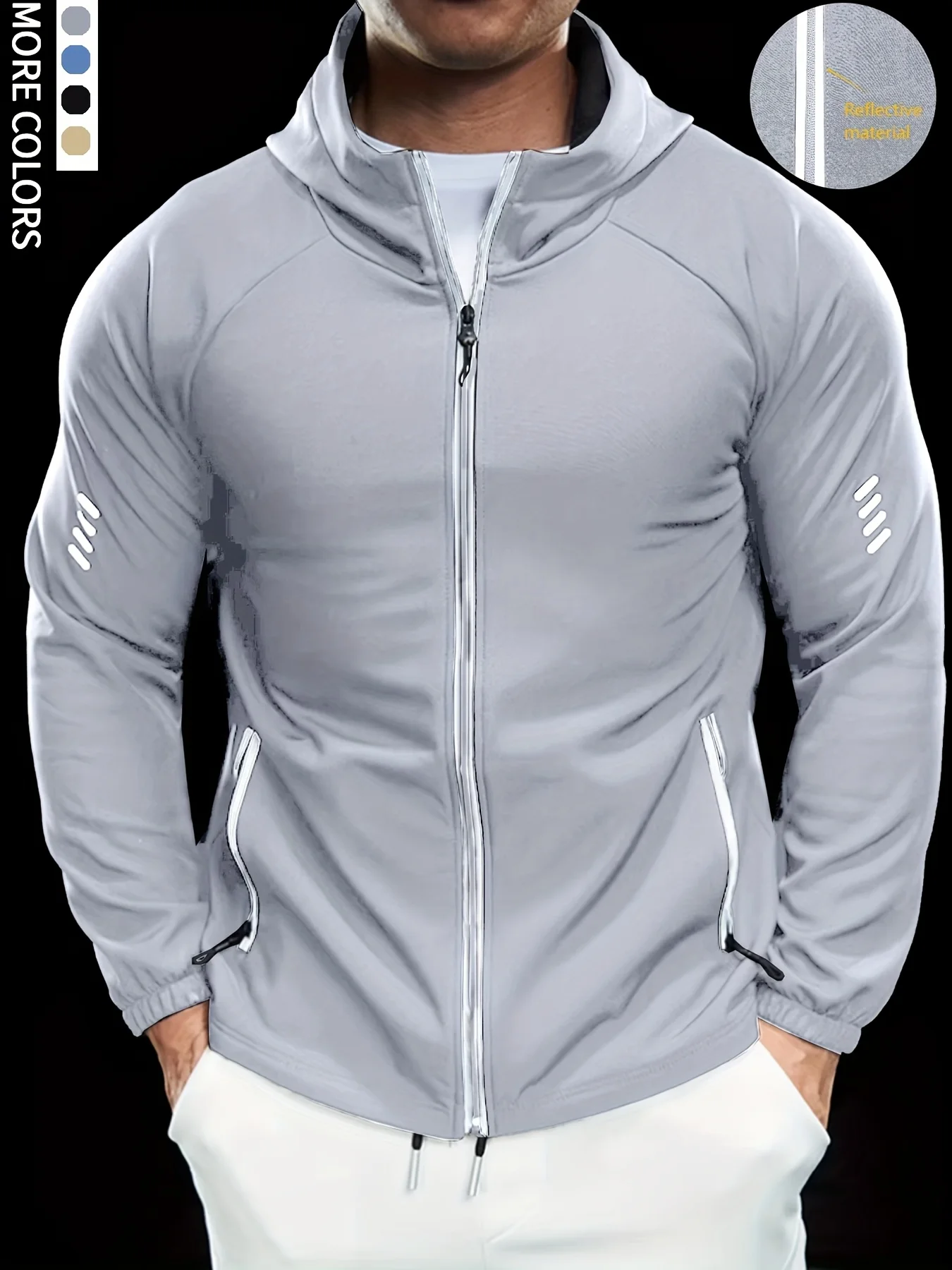 2025 New Man Sleeve Men's Fashion Jogging Casual Training Clothes Loose Gym Fitness Sports Zipper Sleeve T-shirt
2025 New Man Sleeve Men's Fashion Jogging Casual Training Clothes Loose Gym Fitness Sports Zipper Sleeve T-shirt