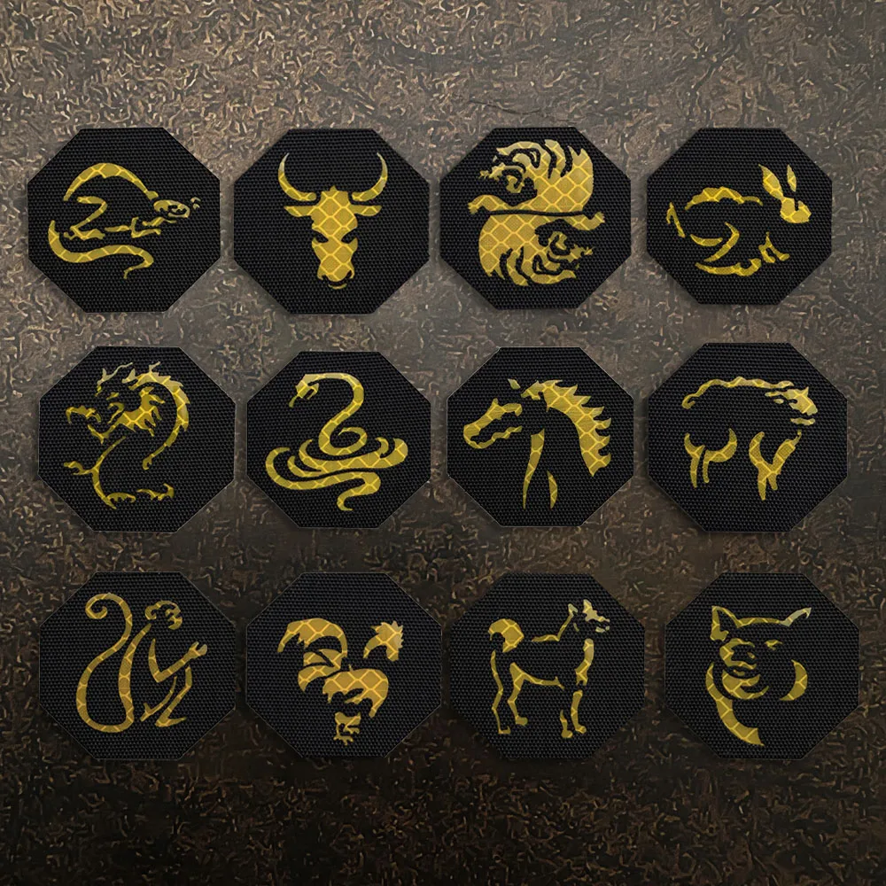 An Animal Ir Reflective, Luminous Laser-Engraved Personalized Creative Chest Patch Badge-Sticker, with a Glow-In-The-Dark Effect, Has a Hook Fastener on the Back, Suitable for Bags, Backpacks, Vests, and Clothing Embroidery Patches
An Animal Ir Reflective, Luminous Laser-Engraved Personalized Creative Chest Patch Badge-Sticker, with a Glow-In-The-Dark Effect, Has a Hook Fastener on the Back, Suitable for Bags, Backpacks, Vests, and Clothing Embroidery Patches